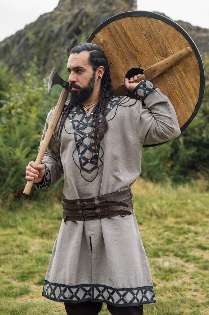 Viking Tuniek, Katoen in Zandkleur