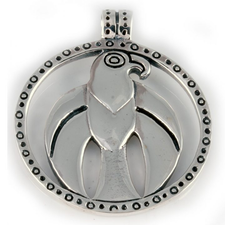 Viking Valken Amulet zilver