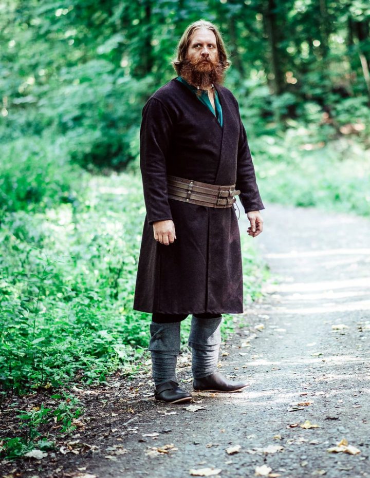 Viking Kaftan, Wol in Bruin