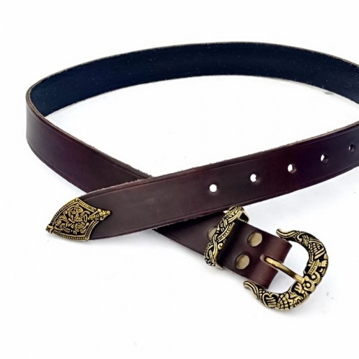 ​Viking Riem, Borrestijl, ca.130 cm in Zwart