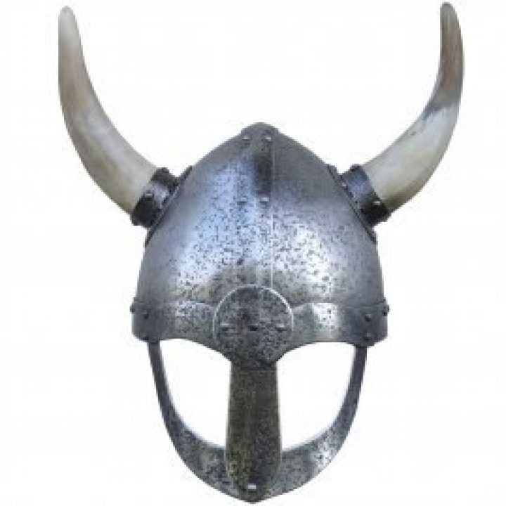 Wikingerhelm mit Horner