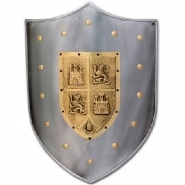 Mittelalterschild Kastilien und León