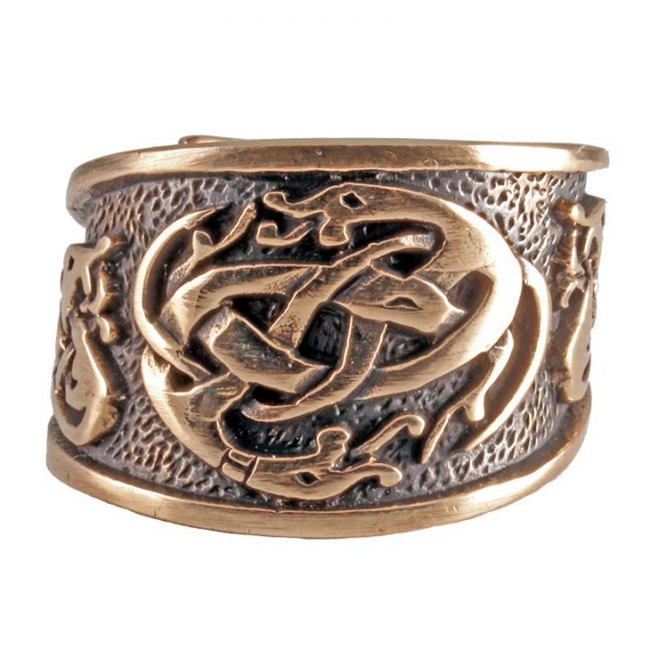 Keltischer Ring Bronze Gross