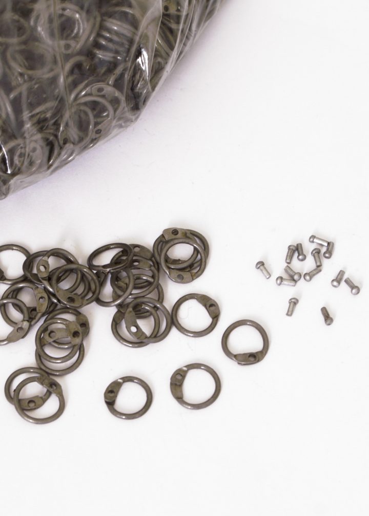 1 kg Malien Ronde Ringen Vernagelt, onbehandeld 8mm, 1.5 mm dik