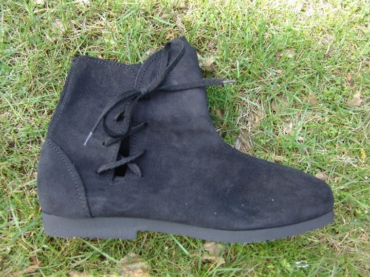 Middeleeuwse Schoenen in zwart