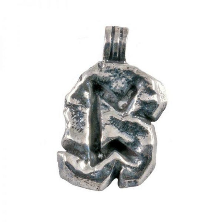 Viking Runen 925 Zilver, Wedergeboorte, Magische Vruchtbaarheid, Mysteries