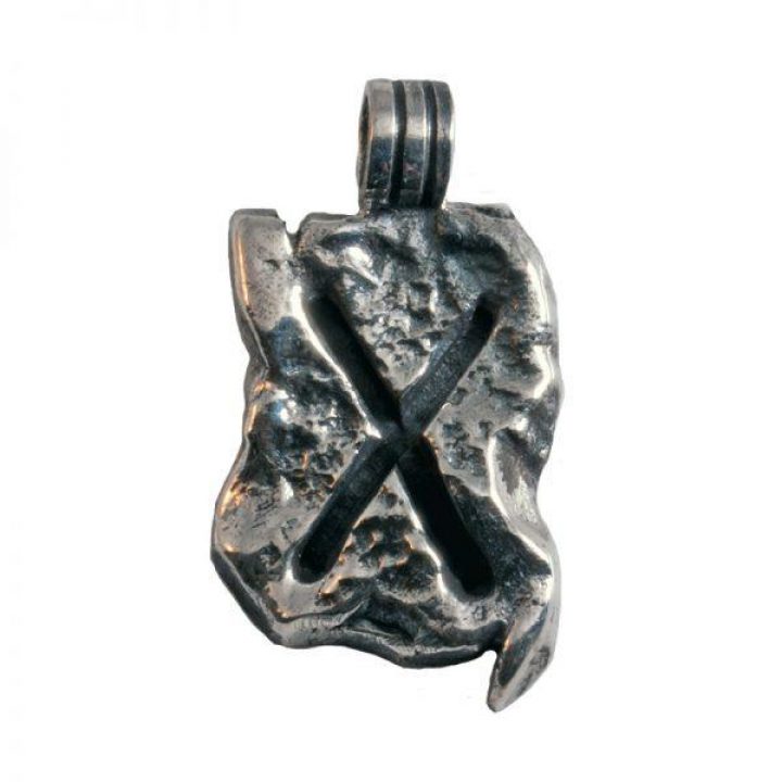 Viking Runen 925 Zilver, Liefde, Verbinding, Huwelijk, Geluk