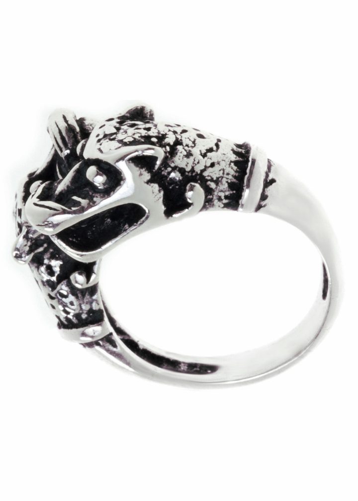 Viking Odins Wolven Ring in Zilver (925er)