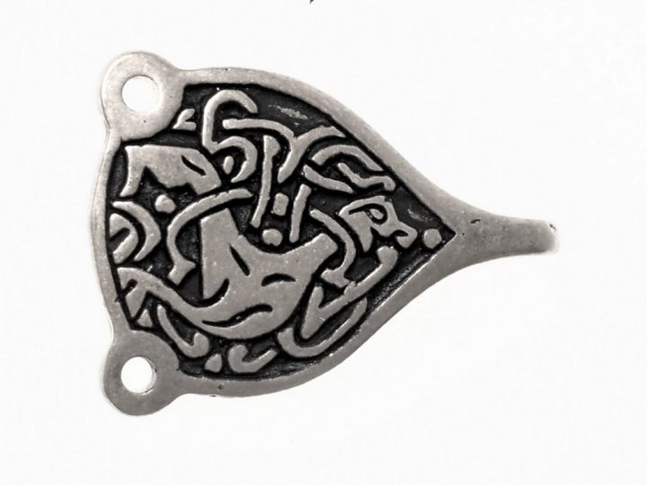 Angelsaksische Viking Beenwikkel Haken, verzilverd, 9e eeuws (set)