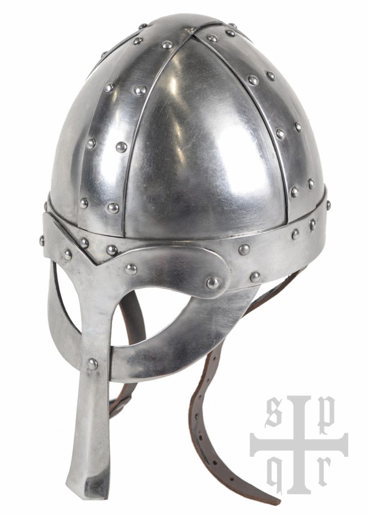 Wikinger Brillenhelm mit langem Nasal, 2 mm Stahl