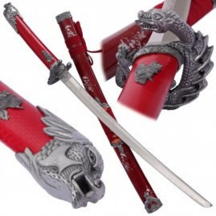 ​Gladius Red Snake Wakizashi mit Scheide