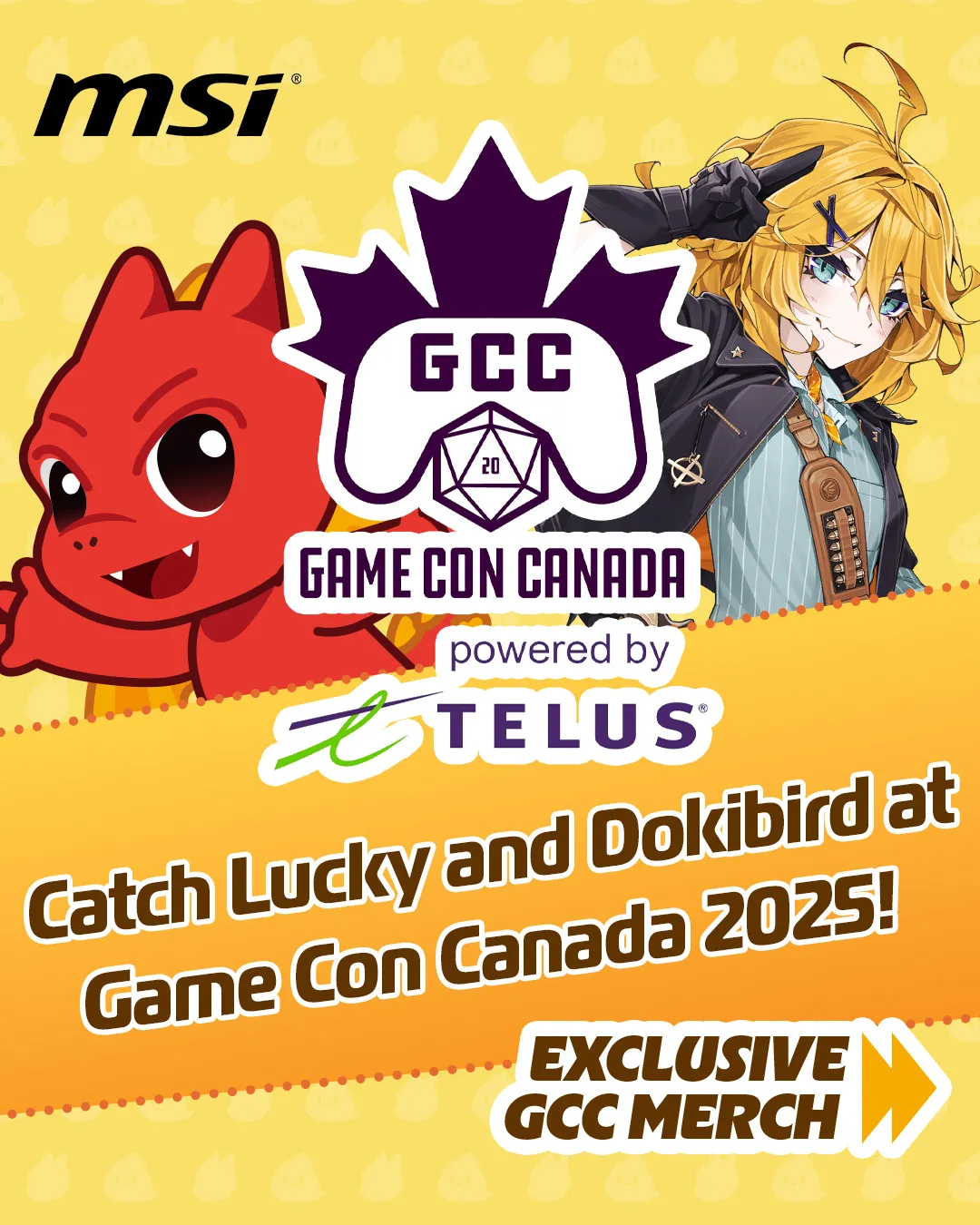 MSI Game Con Canada 限定グッズコラボ