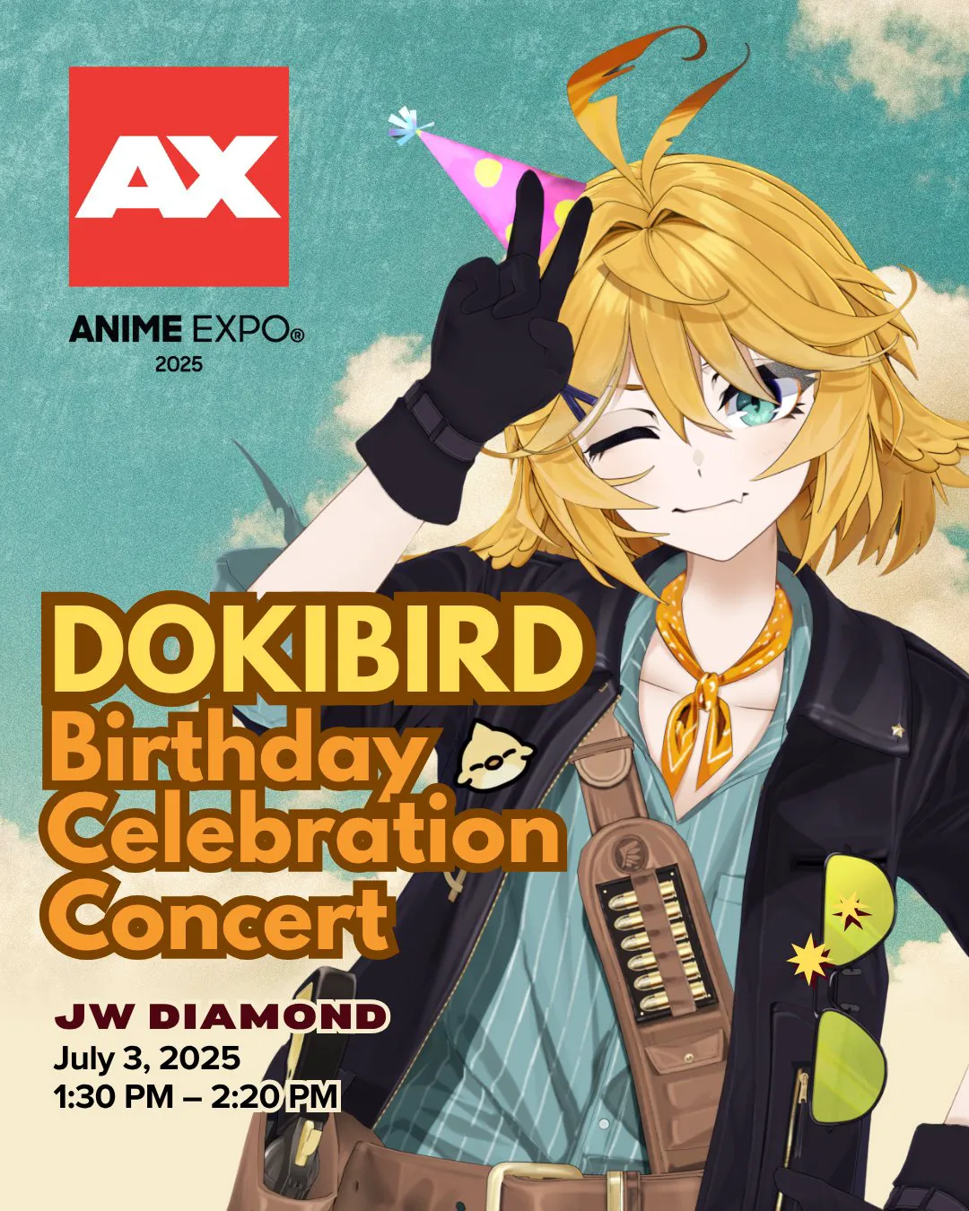 Anime Expo 2025がDokibirdの誕生日コンサートを発表