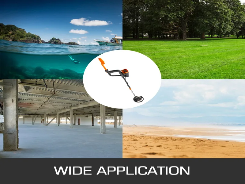 KFFKFF Metal Detector, Deep Sensitive Headphone Shovel 7.5KHz MD-3010 Metal Detector - Image 7