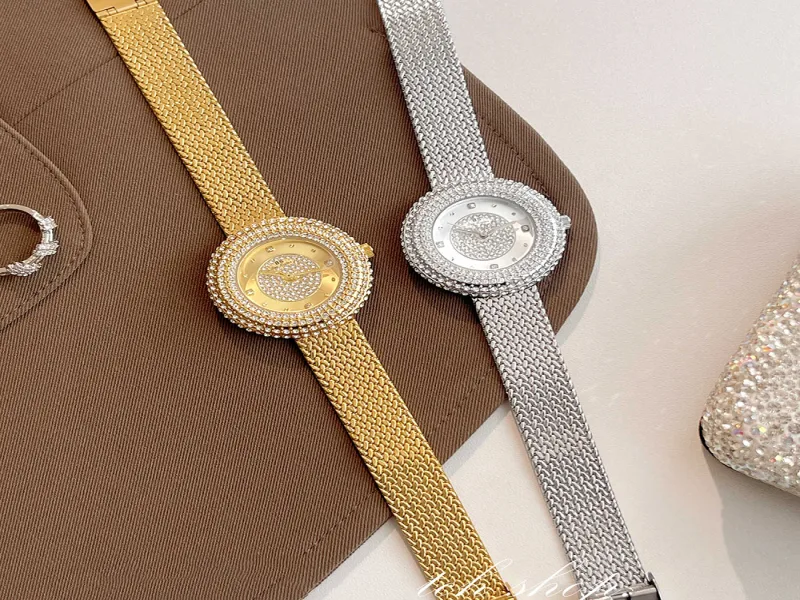 New Fashion Watch For Women Diamond Watch Elegant Gold Silver Wheat Bracelet Quartz Wristwatches Rhinestone Female Clock Gift - Image 4