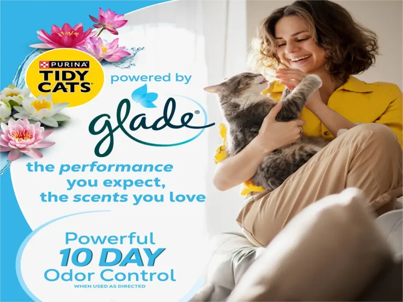 Purina Tidy Cats With Glade Clear Springs Scented, Odor Control, Clumping Multi-Cat Litter - Image 3