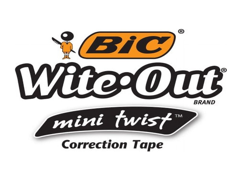 BIC Wite-Out Brand Mini Twist Correction Tape, White, 2 Count - Image 6