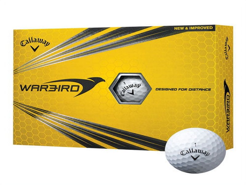 Callaway Golf Warbird Golf Balls, 12 Pack, White, Designed for Distance - Image 1