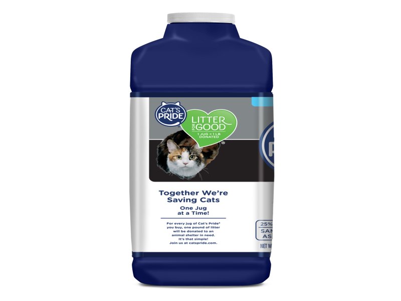 Cat's Pride Max Power Triple Odor Guard Unscented Clumping Cat Litter, 15 lb Jug - Image 2