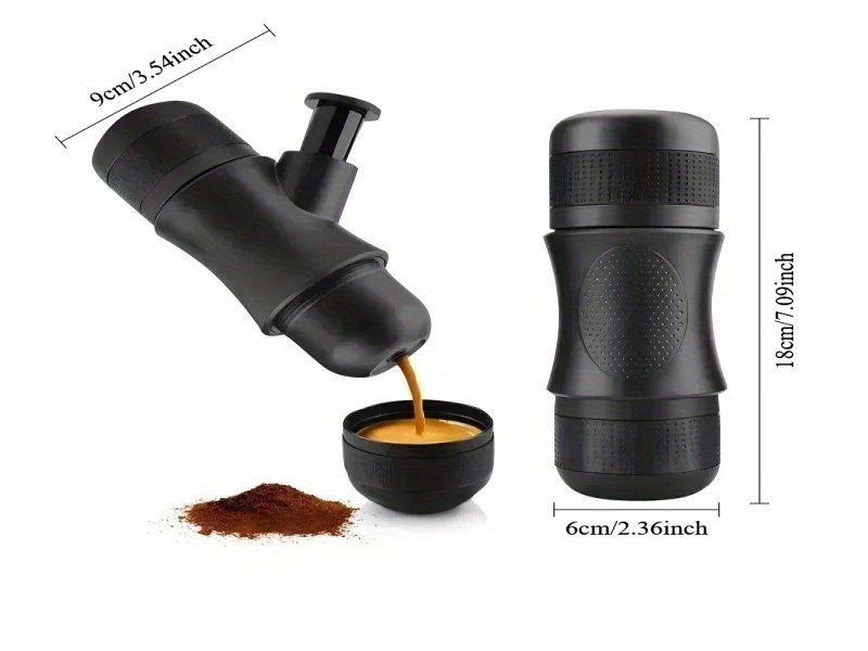Portable Mini Hand Pressure Coffee Machine Handheld Pressure Coffee Espresso Machine Office/home Office Travel Outdoor Travel - Image 2