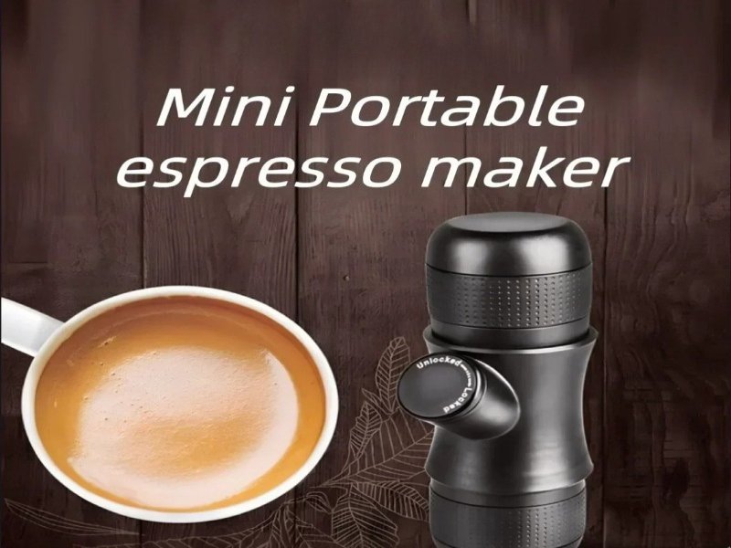 Portable Mini Hand Pressure Coffee Machine Handheld Pressure Coffee Espresso Machine Office/home Office Travel Outdoor Travel - Image 6