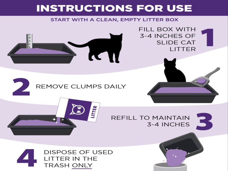 ARM & HAMMER Clump & Seal SLIDE Cat Litter, Easy Clean-up Multi-Cat Clumping Litter, 14 lbs - Image 7