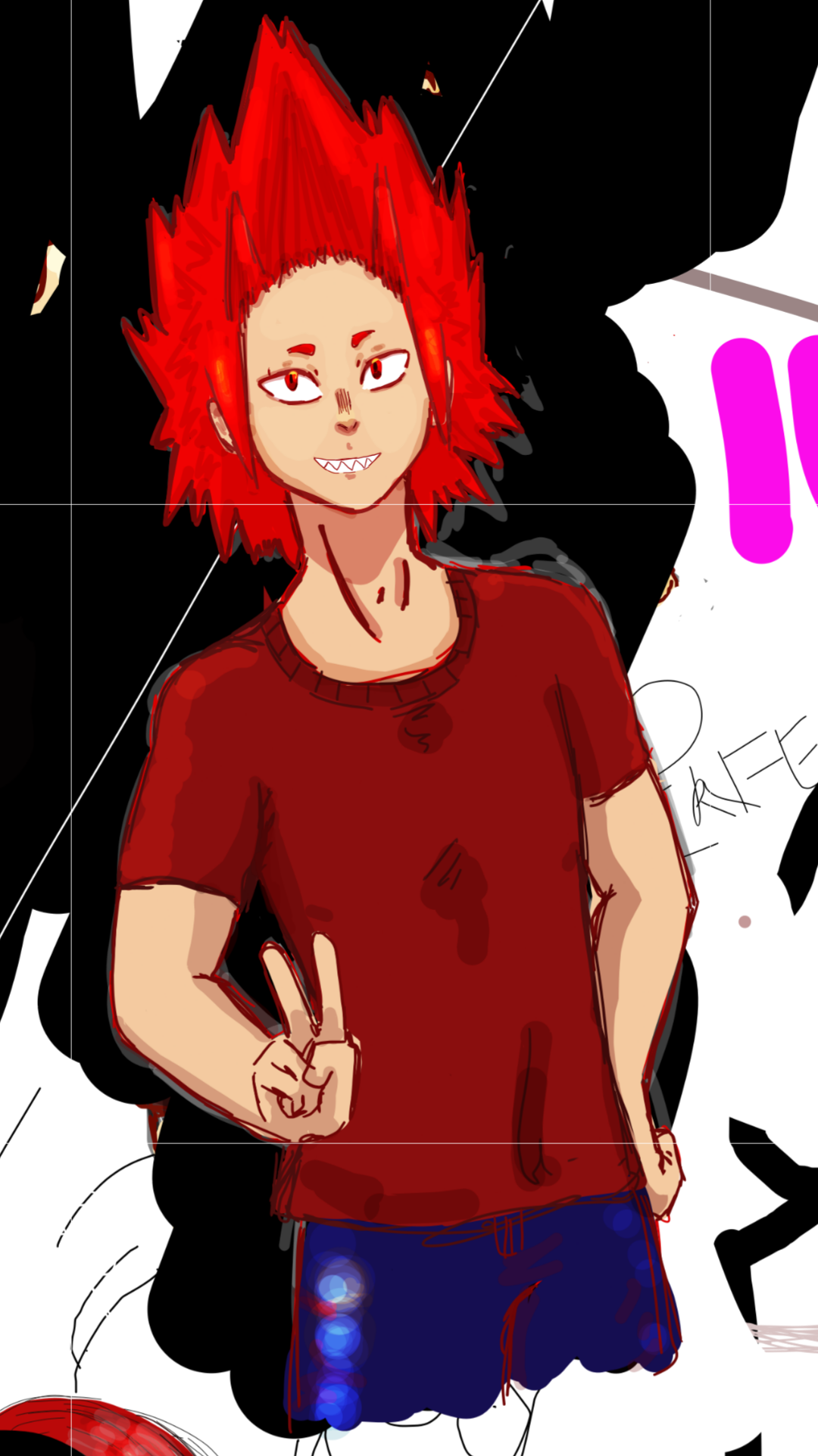 Kiri Baby Since Someone Scribbled On Everything Lol Malmal Draw Together