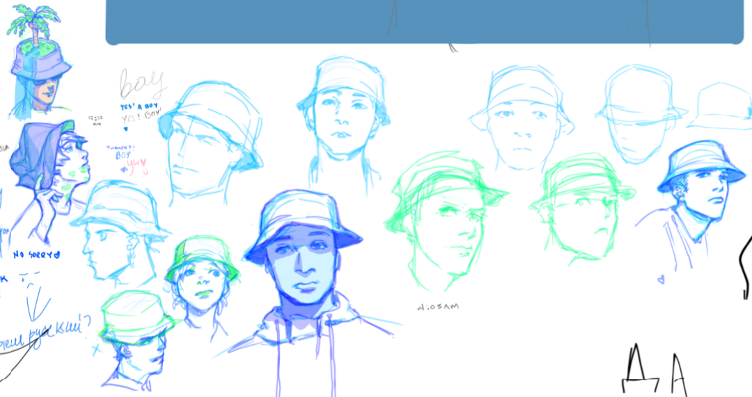 121620 A bunch of bucket hats