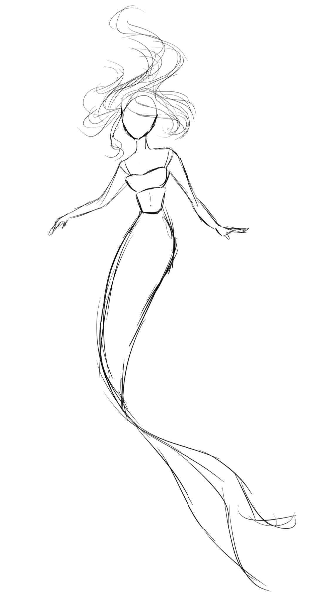 Mermaid sketch