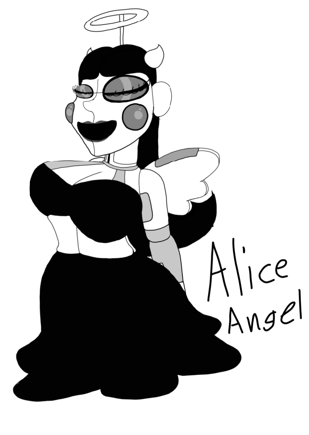 20 different art styles #3 Five Nights At Freddy´s Alice Angel