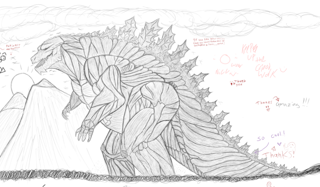 Godzilla Earth from Monster Planet - malmal: draw online with friends