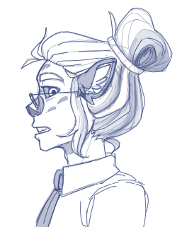 Adrien(OC) with a Bun