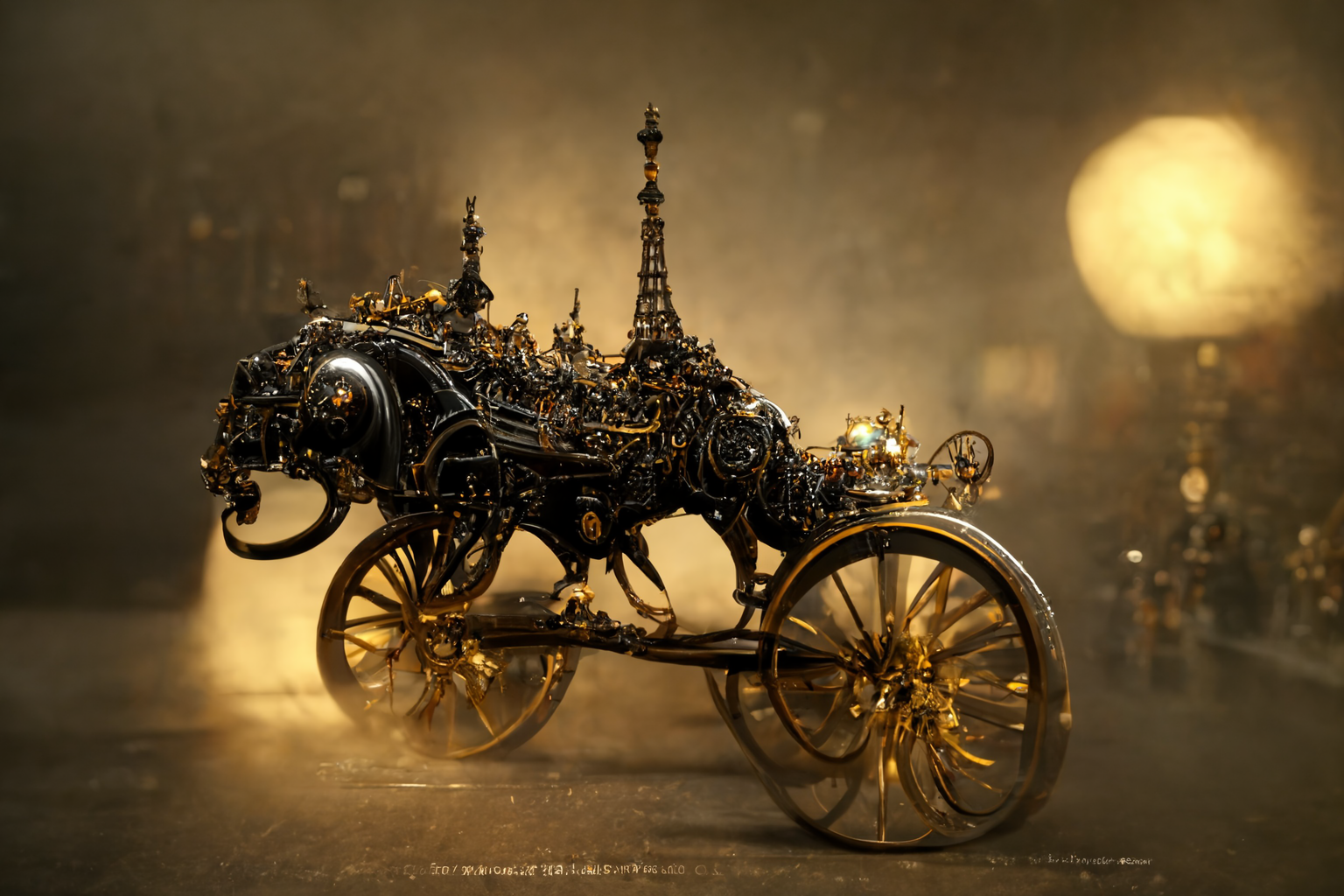 Premium Photo | The wooden horse drawn carriage UHD wallpaper