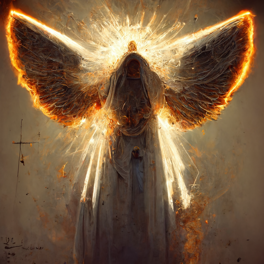 Midjourney prompt: biblically accurate angel firing beams - PromptHero
