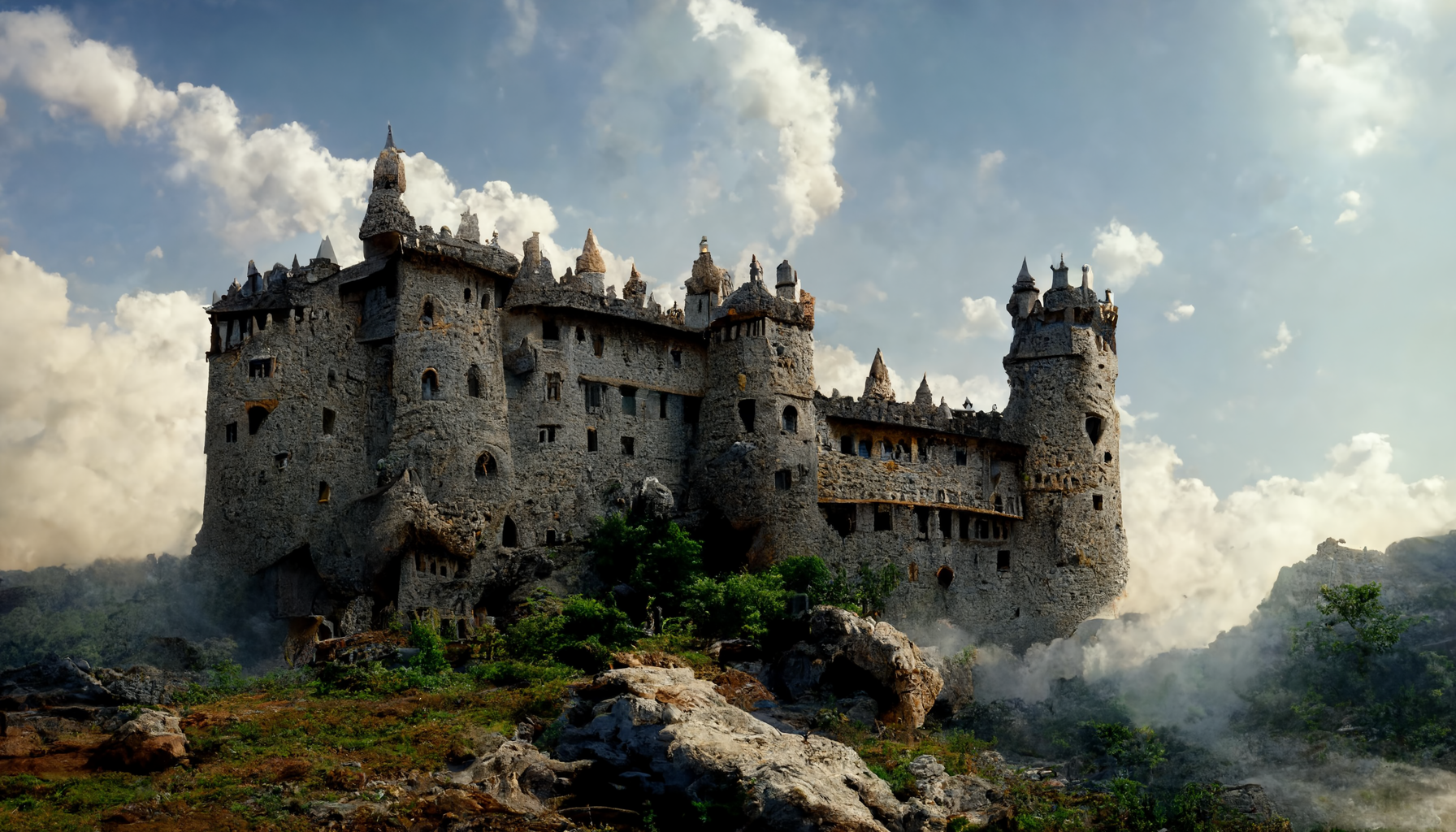 medieval castles wallpaper