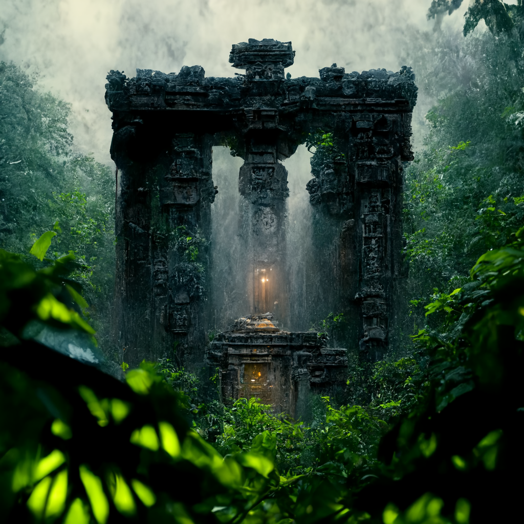 ancient jungle temple