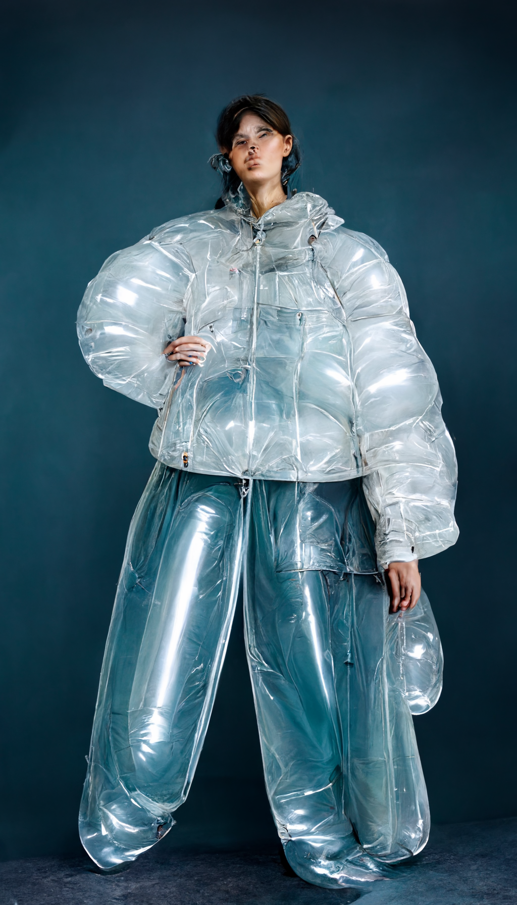 Inflatable PVC Puffer Jacket