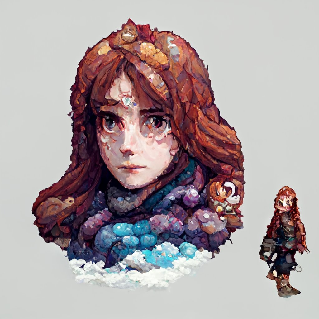 Midjourney prompt: game character art ,ドット絵 and Pixel - PromptHero