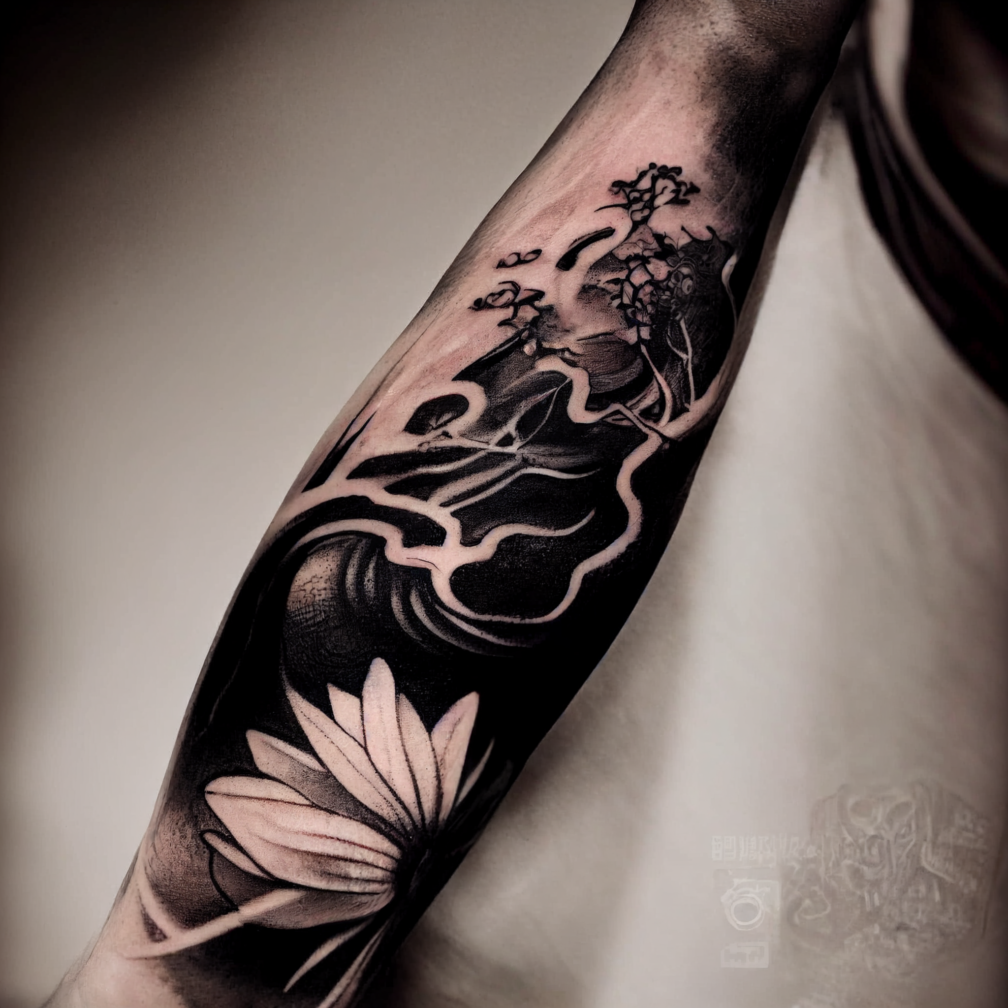 Tattoo by Sky, L'art du Point - Improvised Life