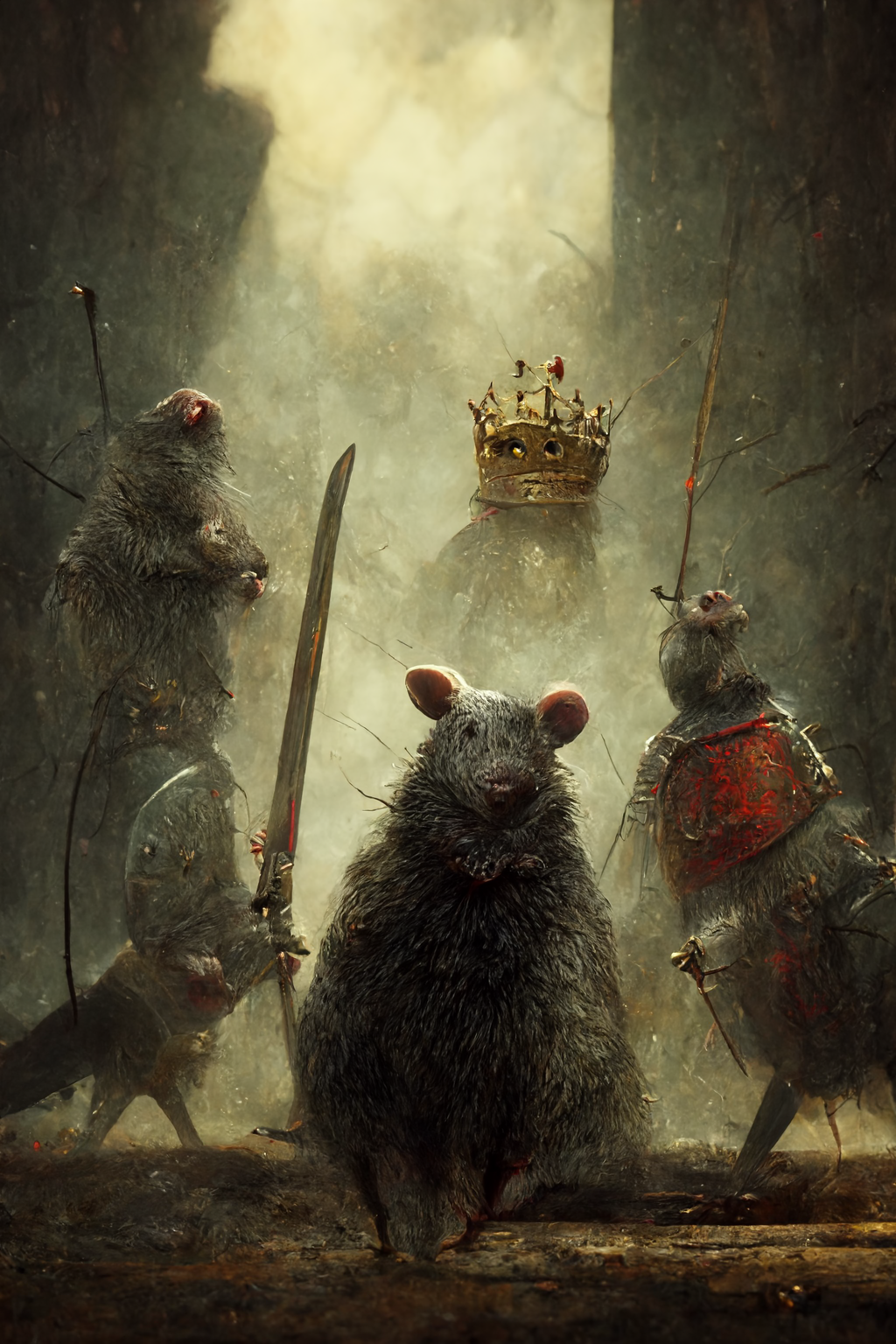 Rat King, Midjourney