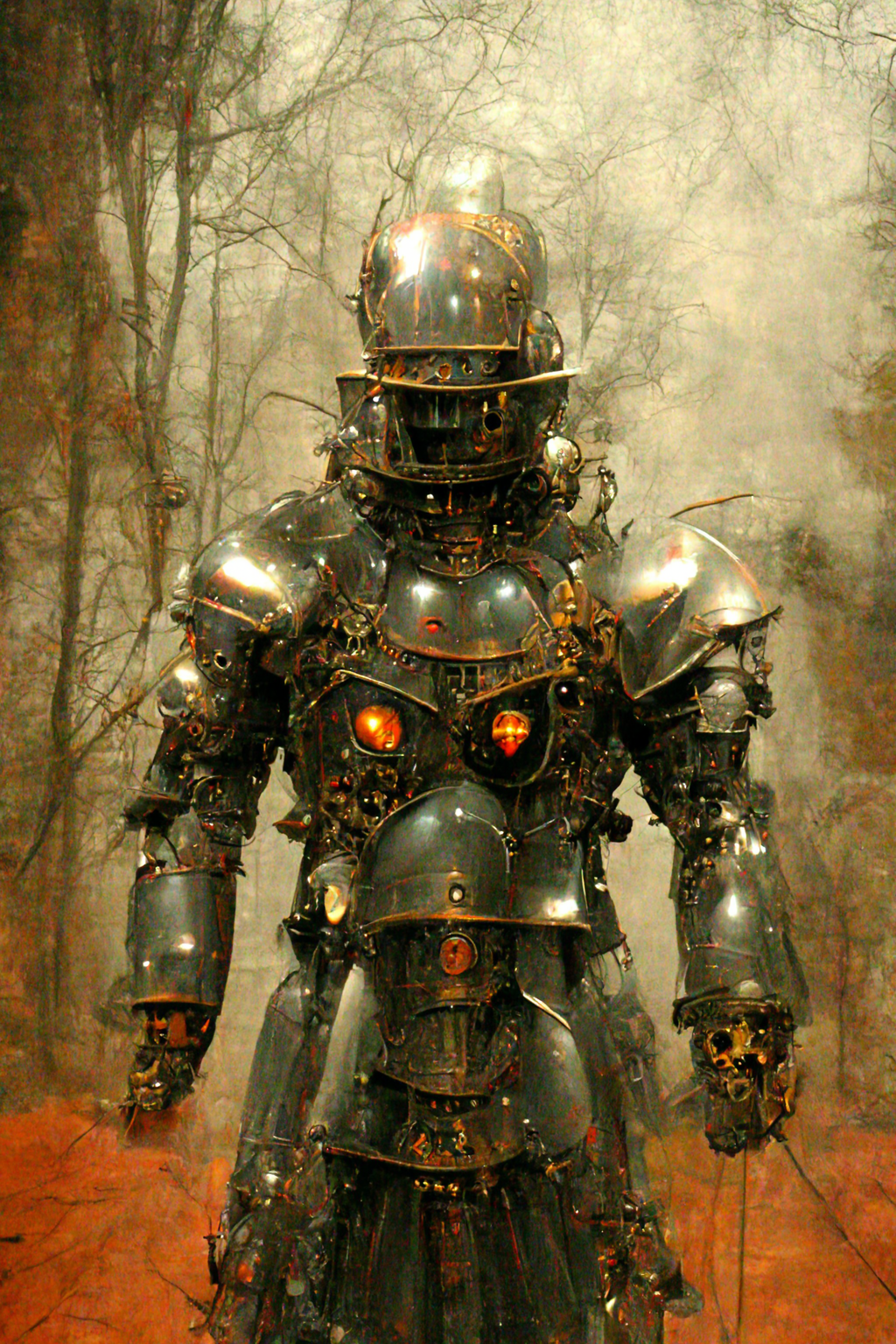 steampunk knight armor