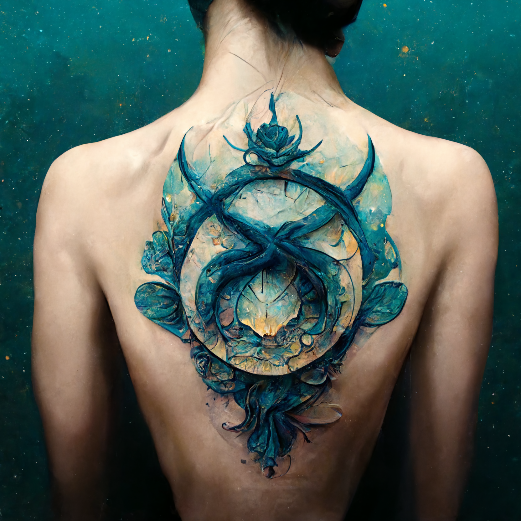 37 Awe-Inspiring Aquarius Tattoos For Women - tattooness | Aquarius tattoo,  Mermaid tattoos, Shoulder blade tattoo