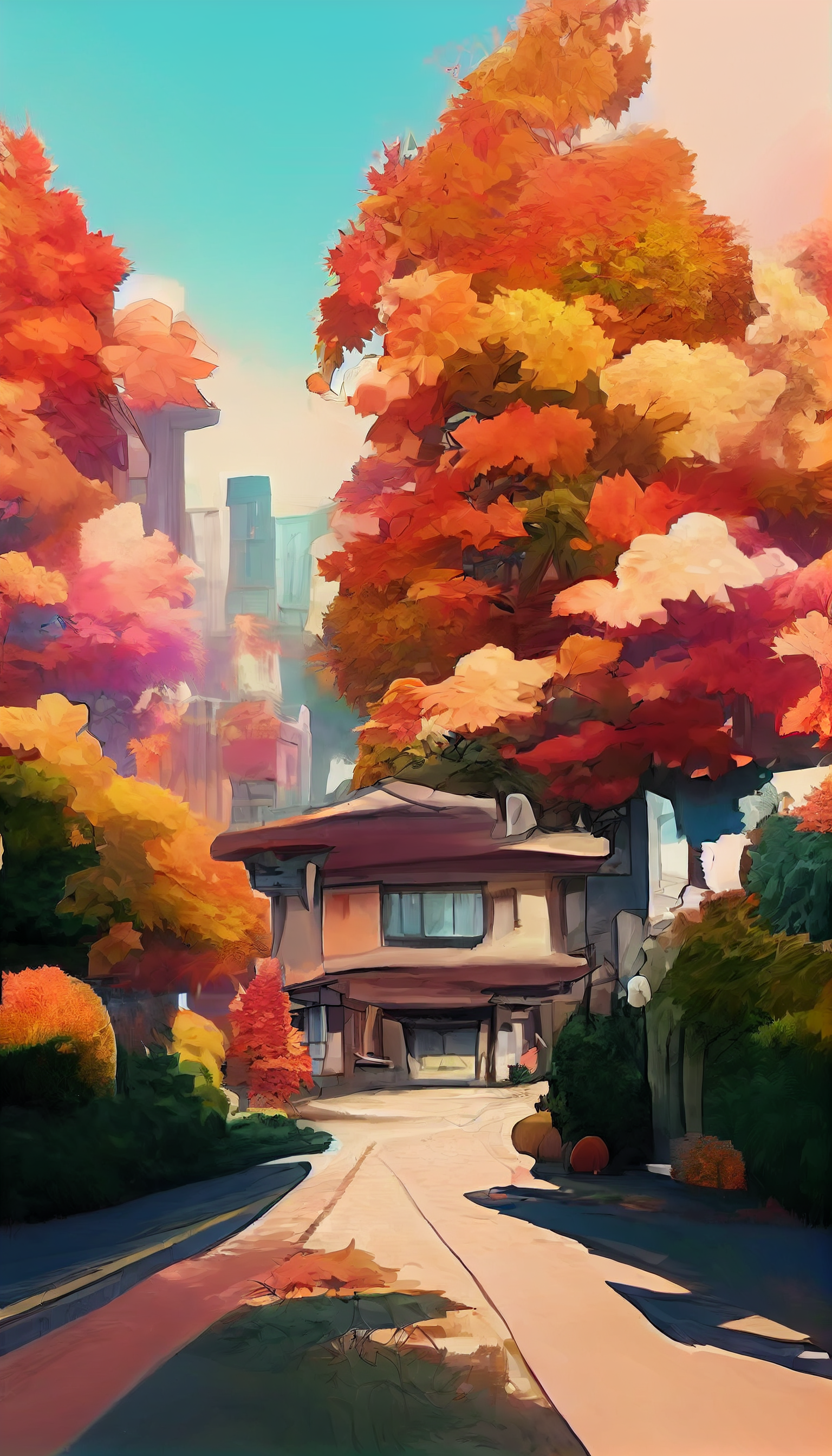 Free Anime Fall Background - Download in Illustrator, EPS, SVG, JPG, PNG |  Template.net