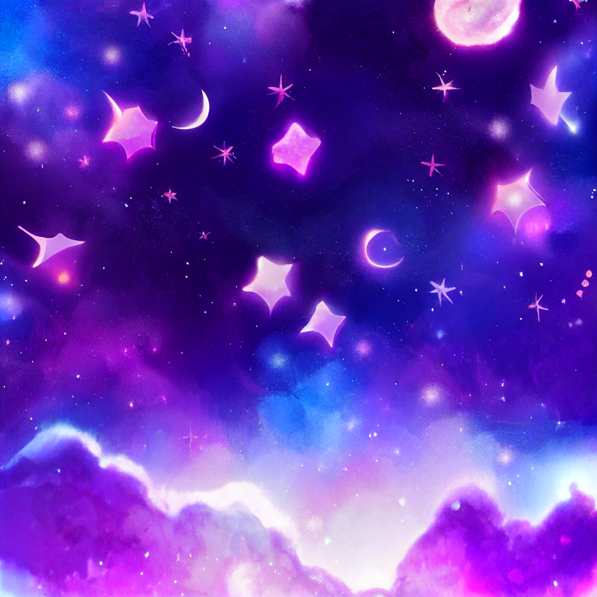Anime City Purple Wallpapers  Wallpaper Cave