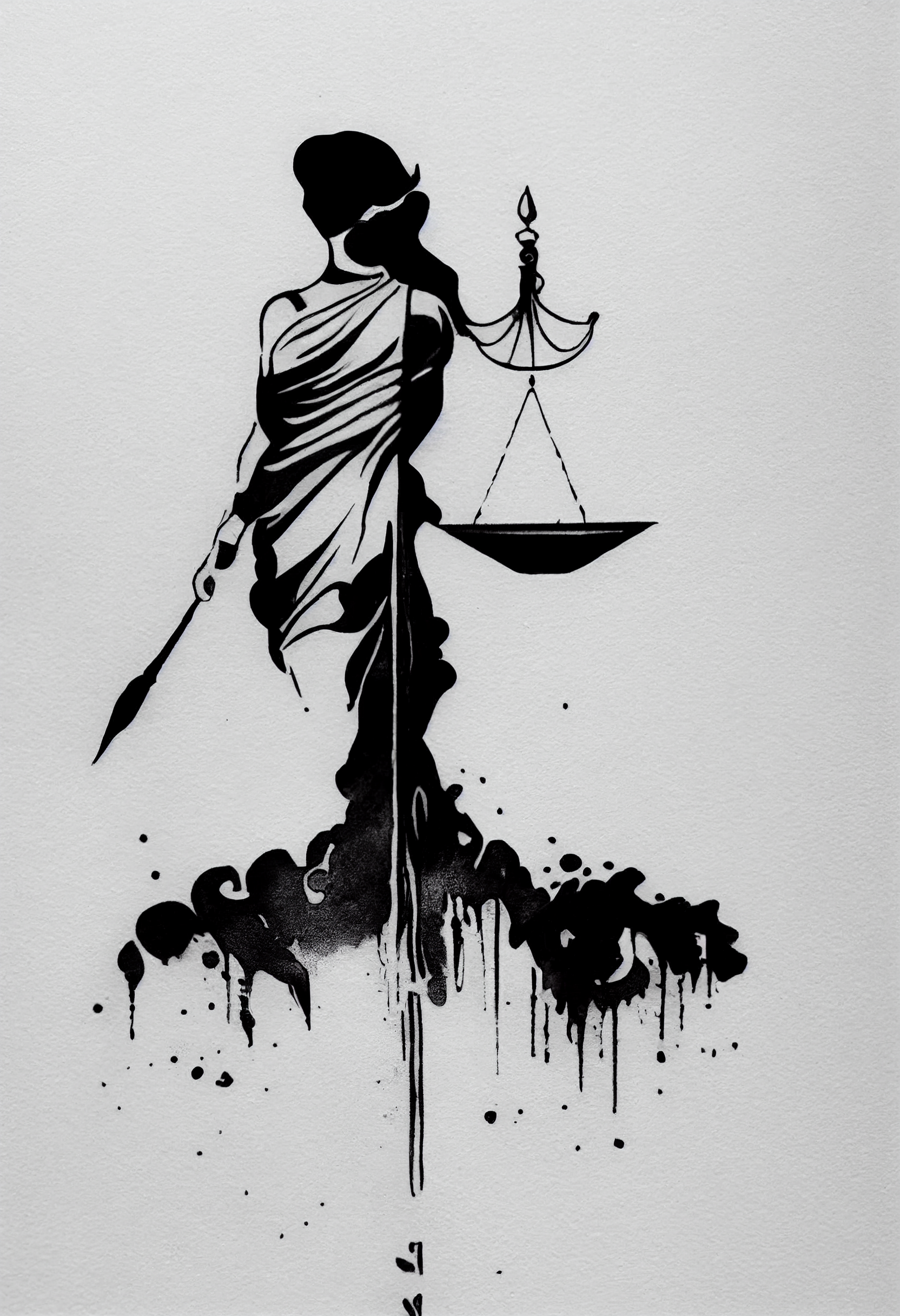 lady justice tattoo