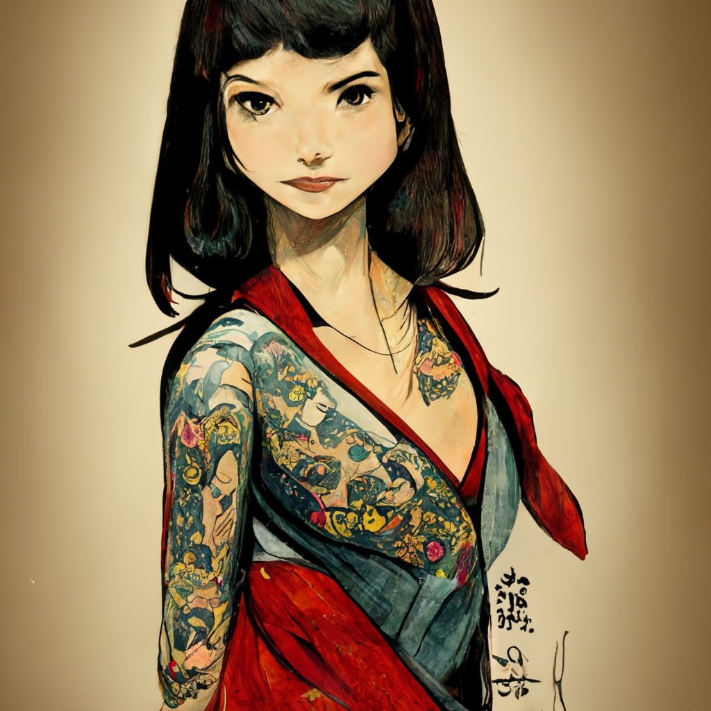 Anime Girls, Tattoo, Chinese, Zhang Xiao Bai • For You For & Mobile, yakuza  girl HD phone wallpaper | Pxfuel