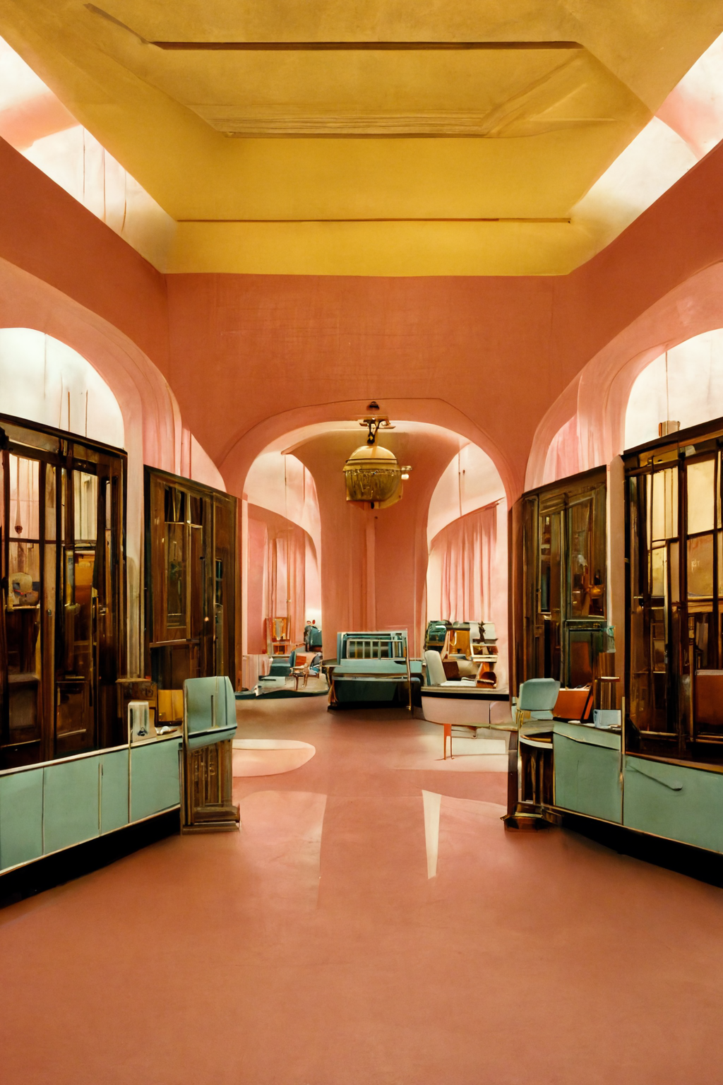 Wes Anderson Midjourney style