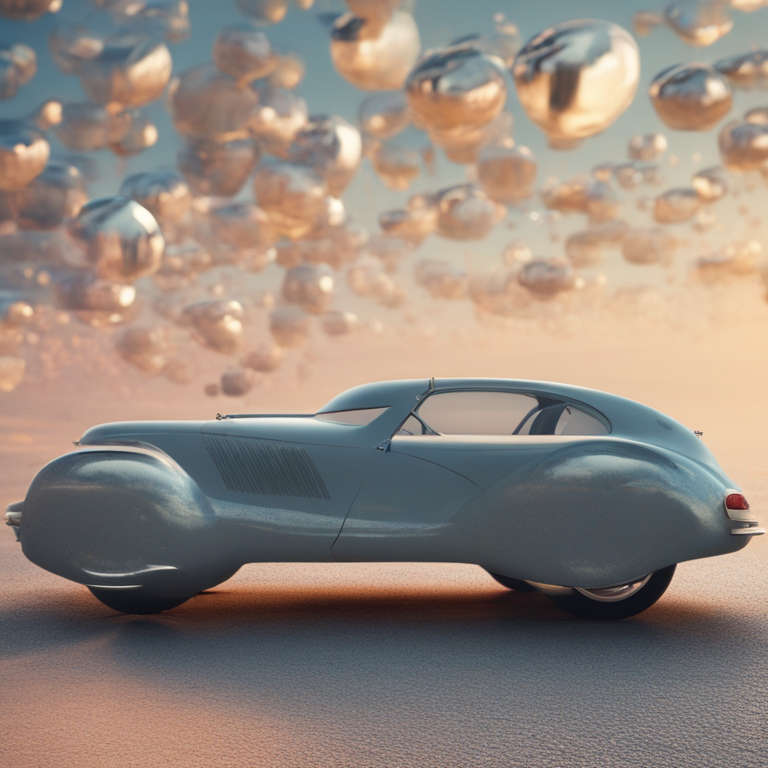 Dream About Futuristic Car And Magic Face