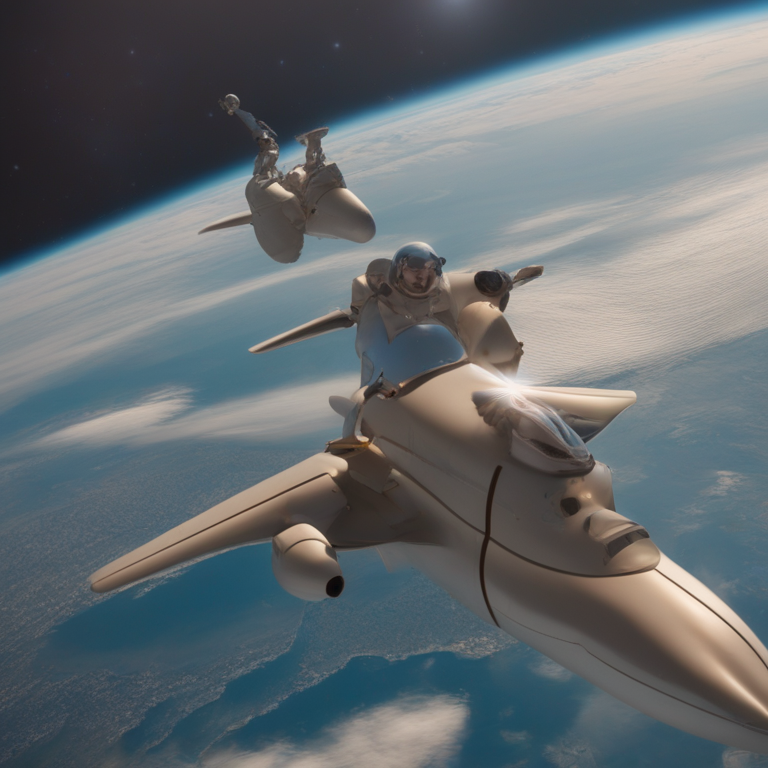 Dream About Space Plane Ride Astronauts Into Orbit