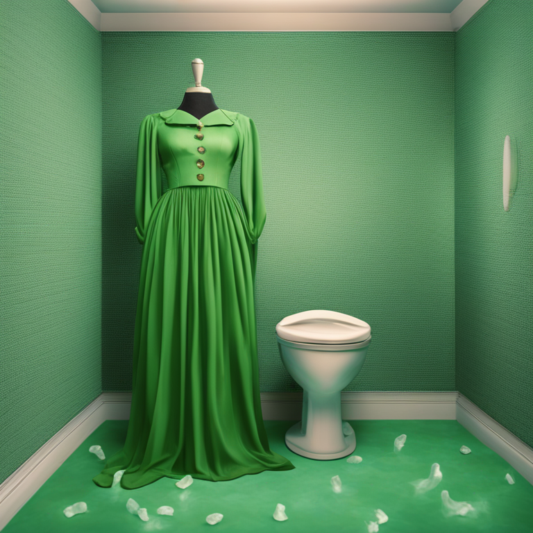 Dream About Woman Green Dress Ghost Pub Toilet Sniffing Drugs